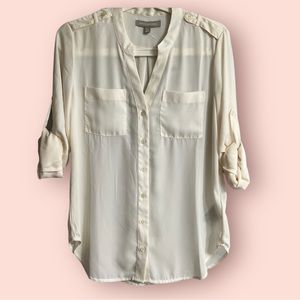 NWT Banana Republic Semi Sheer Blouse